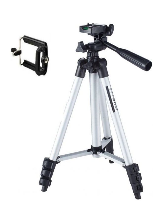 360 Universal Portable Digital Camera Camcorder Tripod Stand Lightweight W/ Bag, Mobile Holder Silver/Black  - Image 2