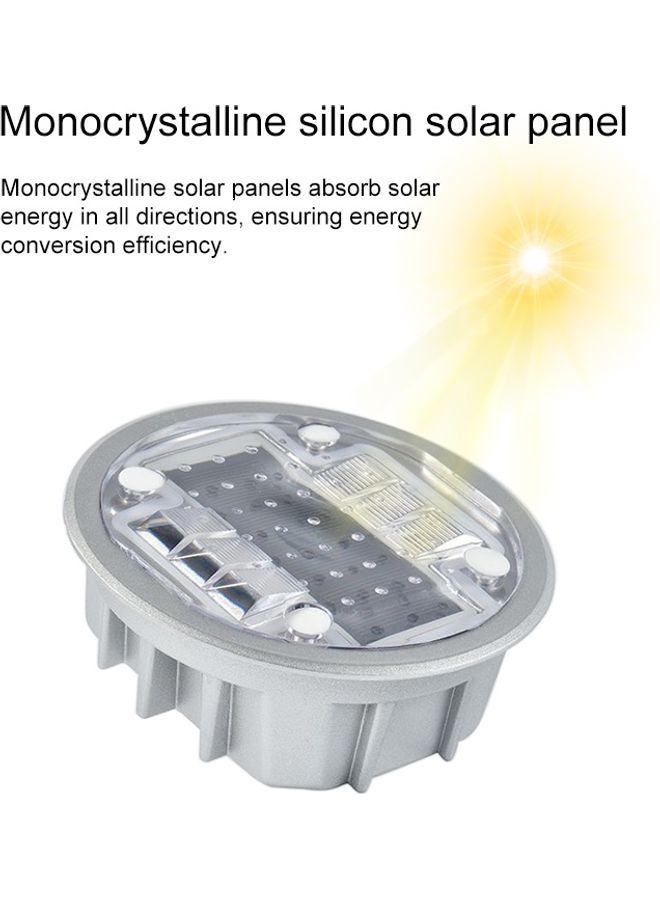 Generic Solar Round Embedded Road Stud Car Light Guidance Blue  - Image 5