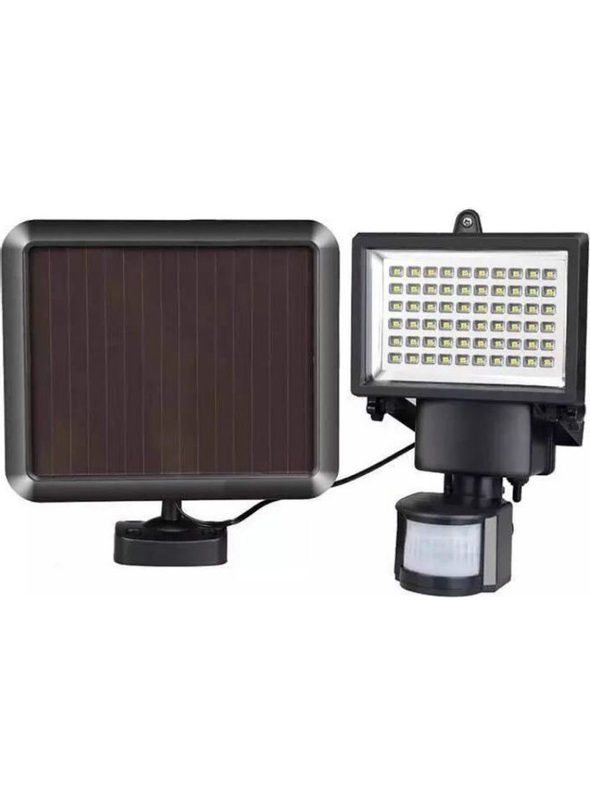 ماركة غير محددة مصباح أمان بإضاءة غامرة يعمل بالطاقة الشمسية ومزود بجهاز استشعار وإضاءة LED للأماكن الخارجية أبيض  - Image 1