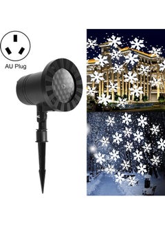 Snow Outdoor Waterproof Projector Lamp Light Black 18 x 14 x 10centimeter