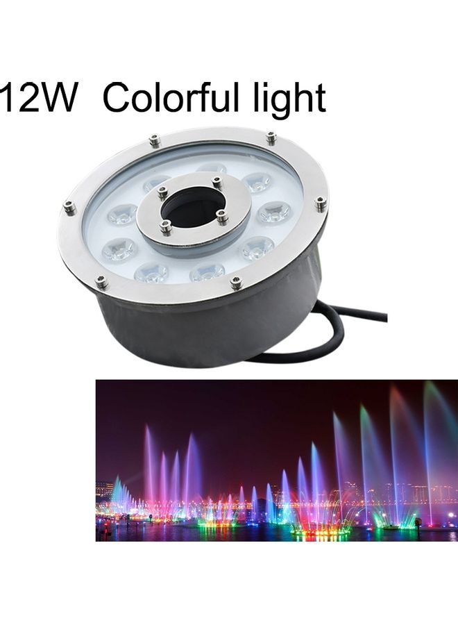 12W Landscape Colorful Color Changing Ring LED Light Multicolour 24 x 24 x 9centimeter - Image 1