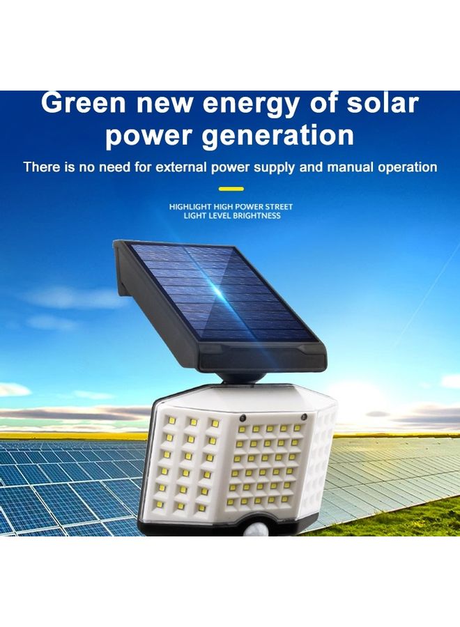 Waterproof Rotatable Solar Body Induction Wall Light Multicolour 16x13x15cm - Image 5