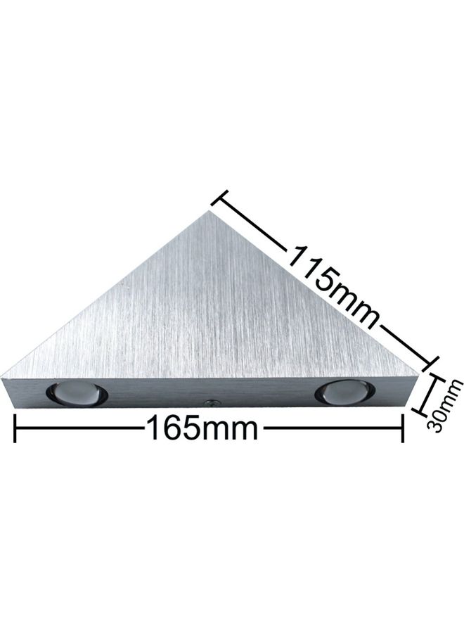 مصباح للحائط مثلث الشكل مصنوع من الألومنيوم بقدرة 3 وات أزرق 18x10x6Ø³Ù†ØªÙŠÙ…ØªØ±  - Image 5