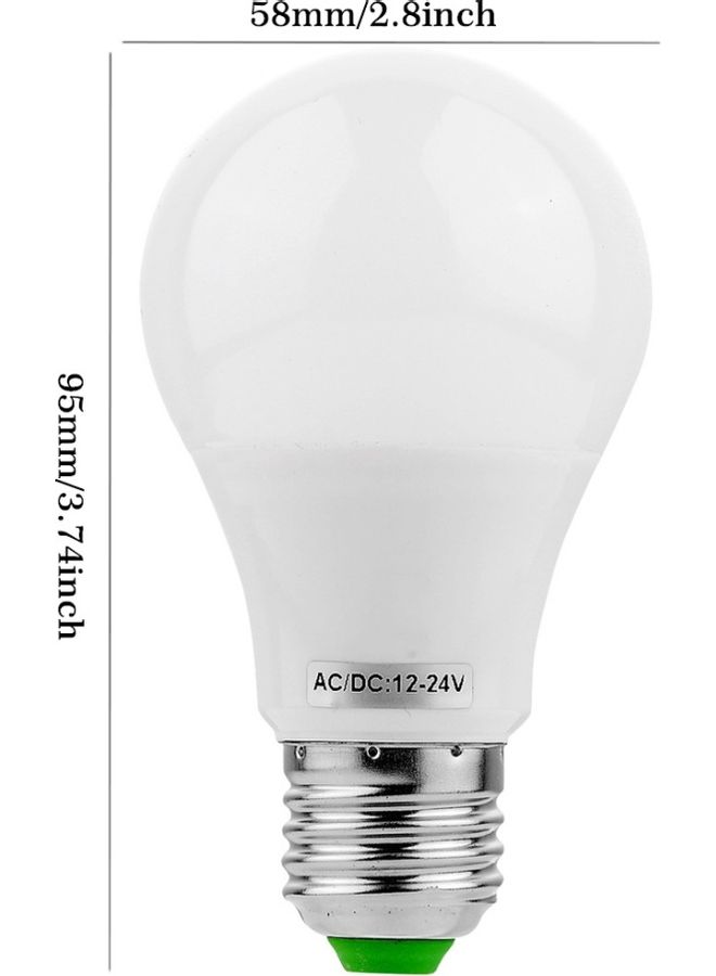 6-Piece Of LED Bulb White 18 x 12 x 6centimeter - Image 2