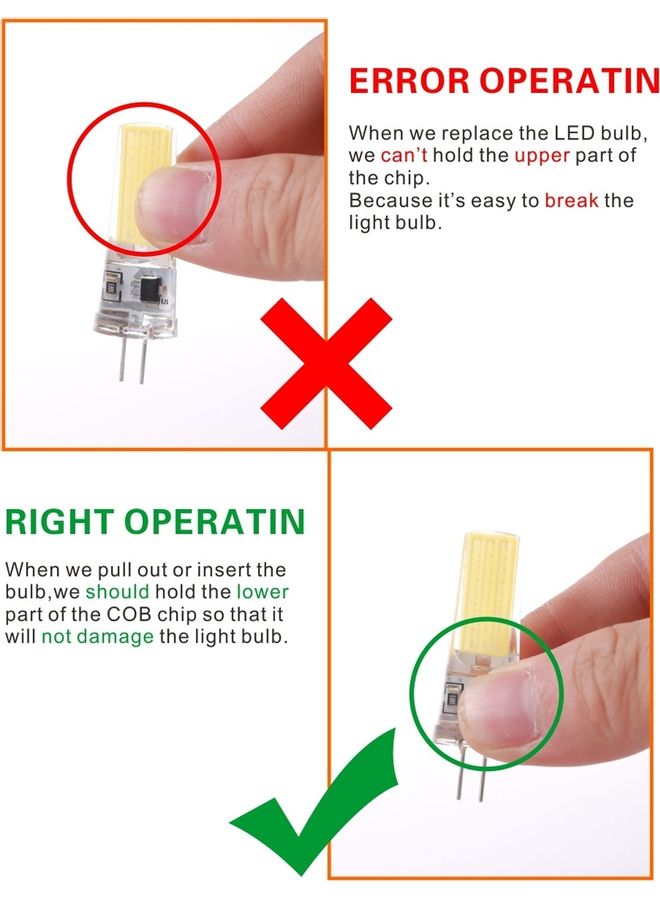 مصباح ذرة LED أبيض دافئ 5 x 2 x 2Ø³Ù†ØªÙŠÙ…ØªØ± - Image 4