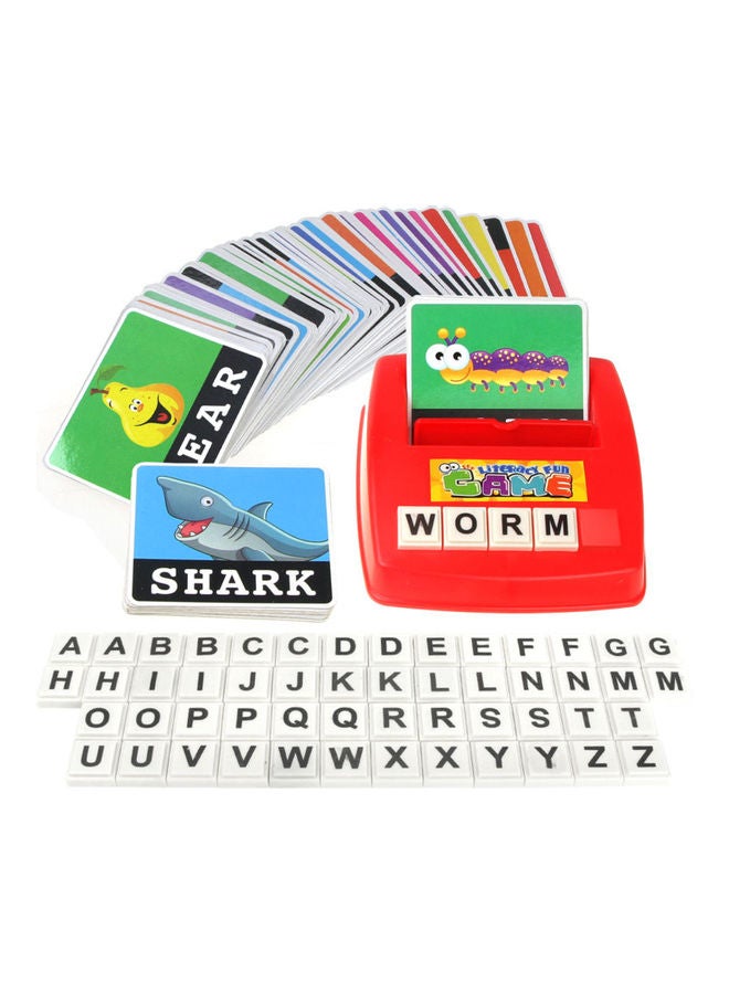 Generic - Matching Letter Game Alphabet Word Spelling Reading Recognition Early Education Learning Toy 24.00X4.60X22.00cm - Image 1