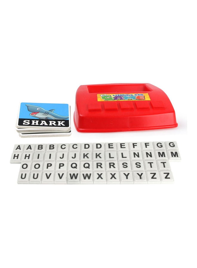 Generic - Matching Letter Game Alphabet Word Spelling Reading Recognition Early Education Learning Toy 24.00X4.60X22.00cm - Image 1