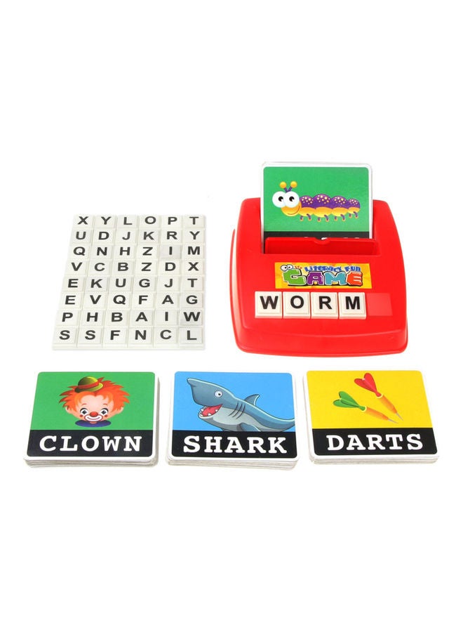 Generic - Matching Letter Game Alphabet Word Spelling Reading Recognition Early Education Learning Toy 24.00X4.60X22.00cm - Image 1