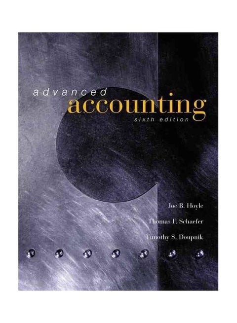 Advanced Accounting Paperback English by Joe Ben Hoyle - 2013