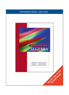 Beginning Algebra paperback english - 2009 