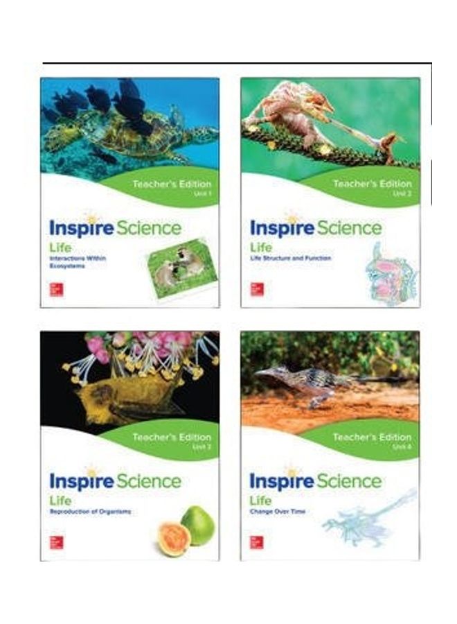 Inspire Science: Life Teacher Edition 4 Unit Bundle paperback english - 2019 