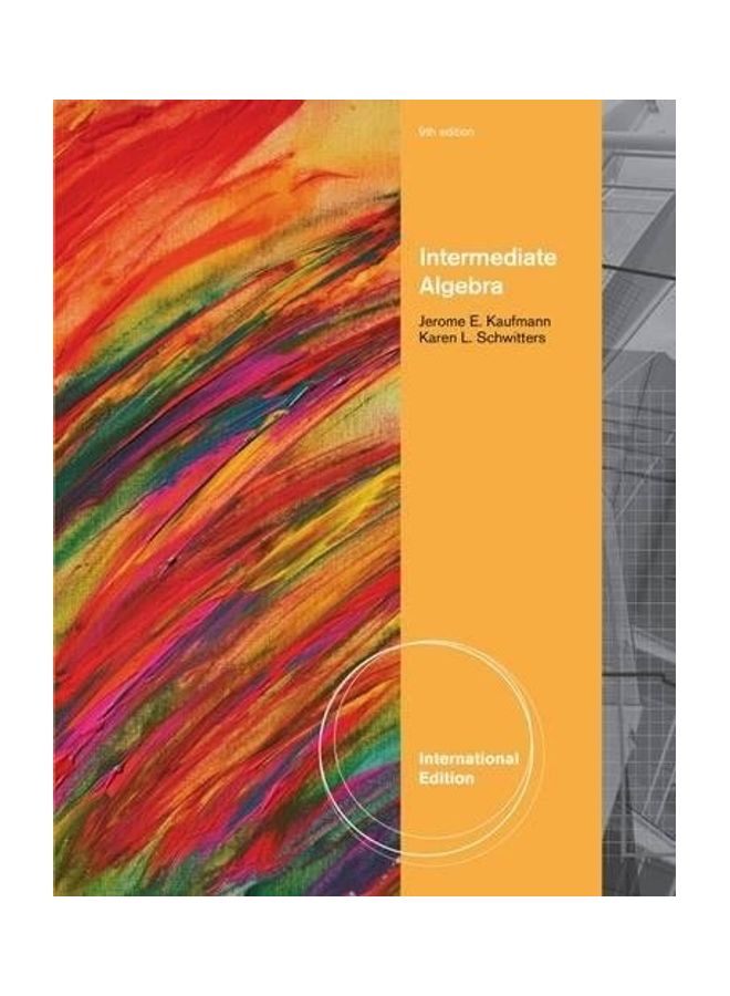 Intermediate Algebra Paperback English by Jerome E. Kaufmann - 2010