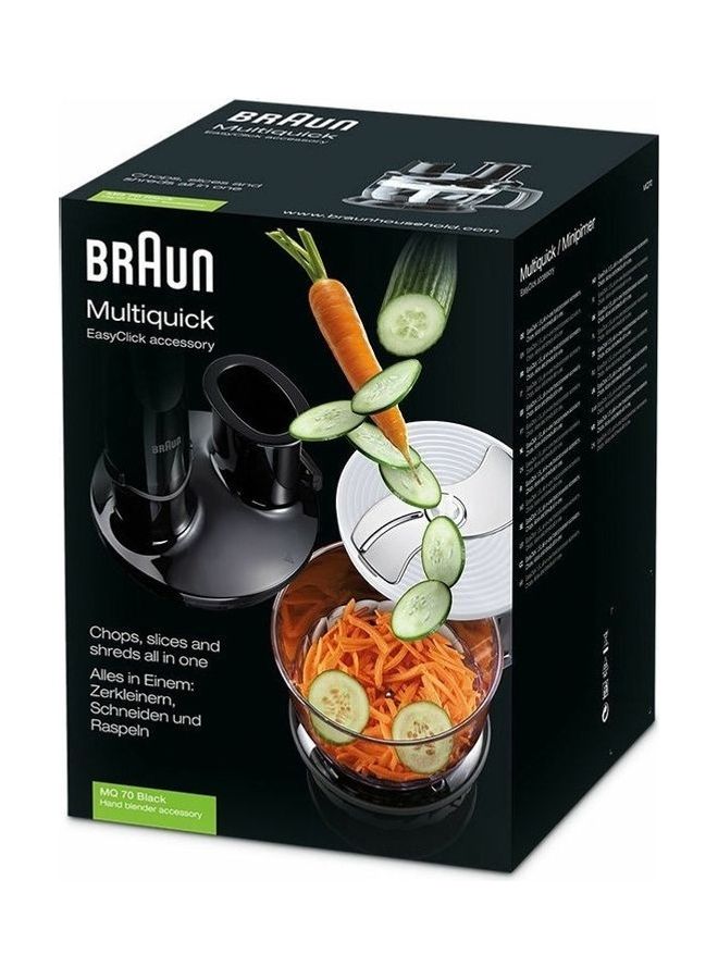 براون محضر طعام كهربائي الكل في واحد بقدرة 550 وات 1.5 L 550.0 W MQ70 BK أسود - Image 2