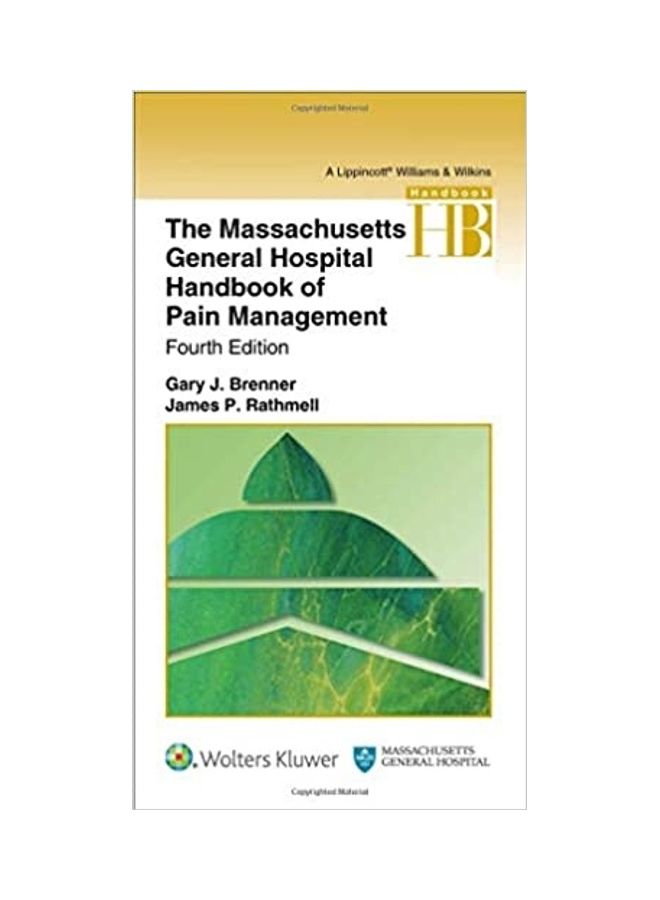 The Massachusetts General Hospital Handbook Of Pain Management paperback english - 2019 