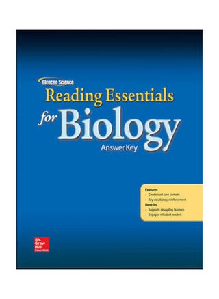 Glencoe Biology, Reading Essentials, Answer Key paperback english - 2011 - v1611493251/N43905604A_1