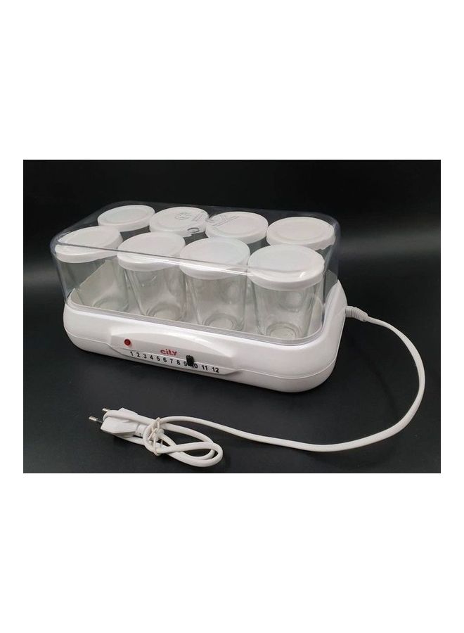 سيتي ماكينة صنع زبادي كهربائية سعة 8 أكواب 125.0 ml 10.0 W HMA-1003 أبيض/ شفاف  - Image 2