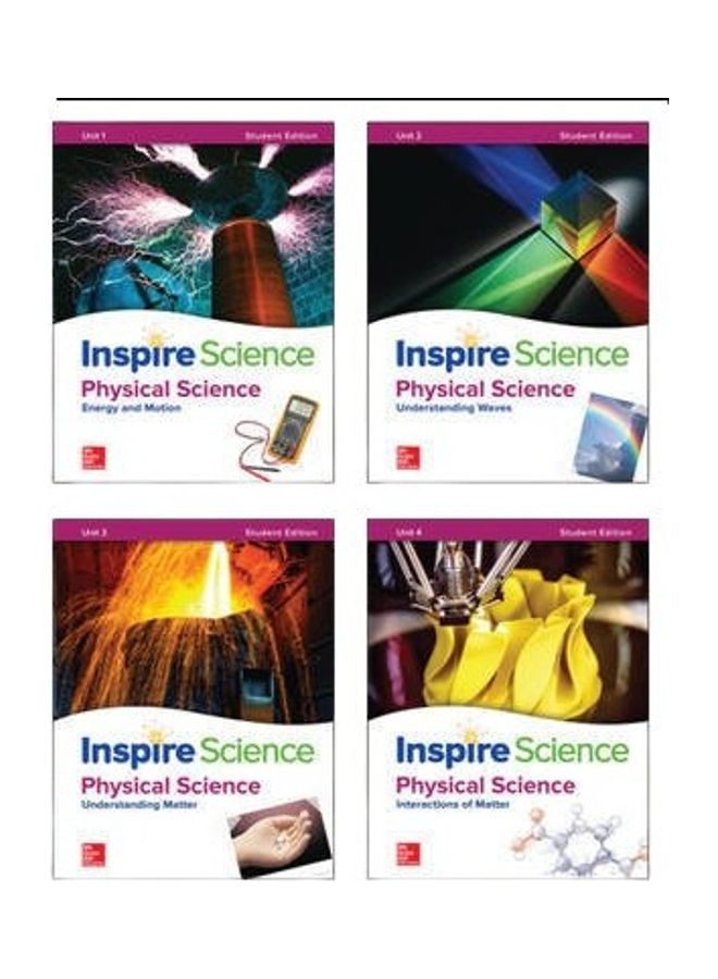 Inspire Science: Physical Write-In Student Edition 4 Unit Bundle paperback english - 2019 