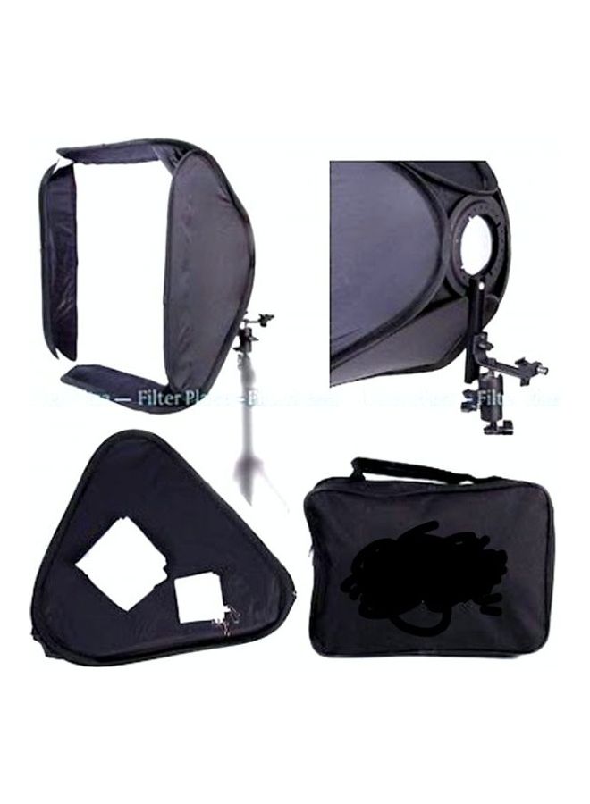 Generic Easy Softbox Flash 80/80 cm Black  - Image 2