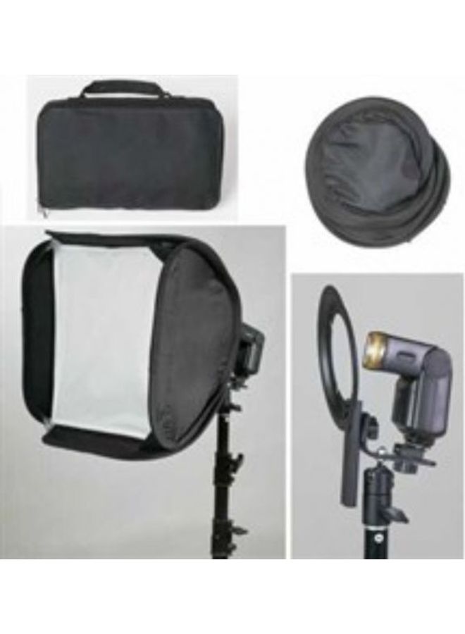 Generic Easy Softbox Flash 80/80 cm Black  - Image 4