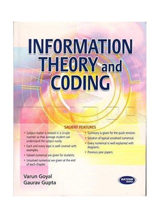 Information Theory & Coding paperback english - 2014 - v1611494517/N43907304A_1