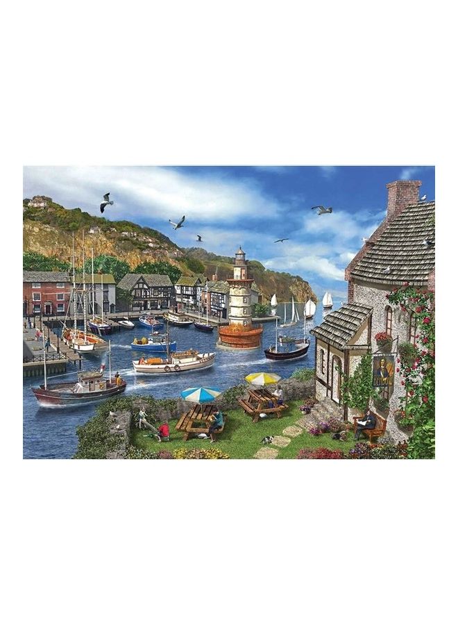 KS Games 2000-Piece Village Harbour Puzzle Set  - Image 2