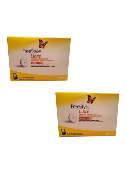 Libre Flash Glucose Monitoring System Sensor Kit (2 Pieces)