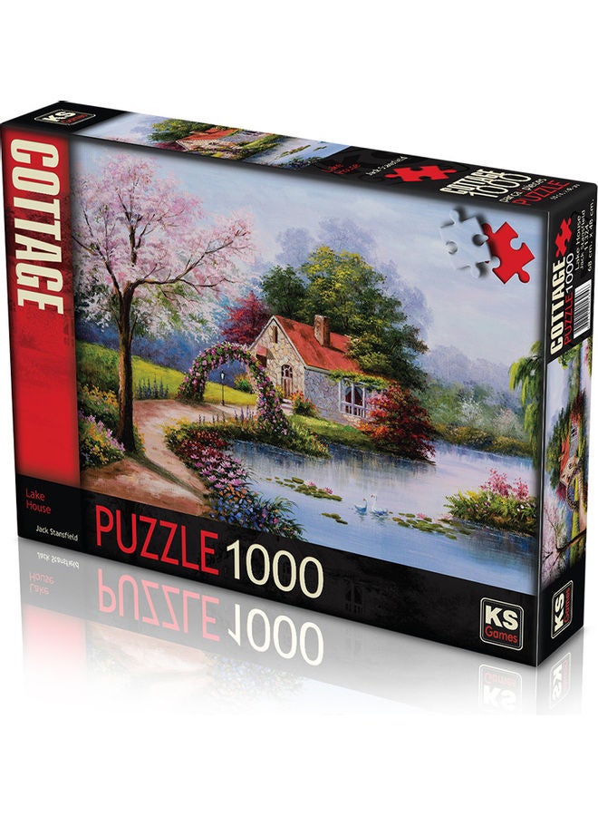 1000-Piece Lake House Puzzle Set - v1611495599/N43909635A_1