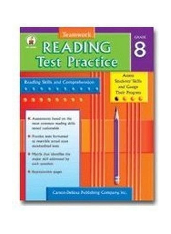 Teamwork Reading Test Practice For Grade 8 Paperback English by Carson-Dellosa - 38530