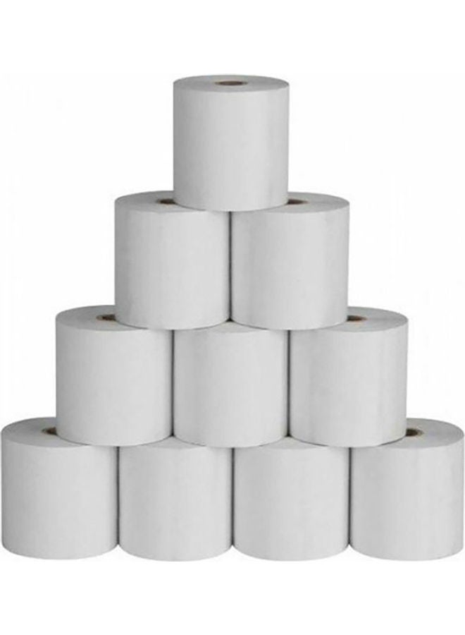 Generic 50-Piece Thermal Paper Receipt Rolls Set 
