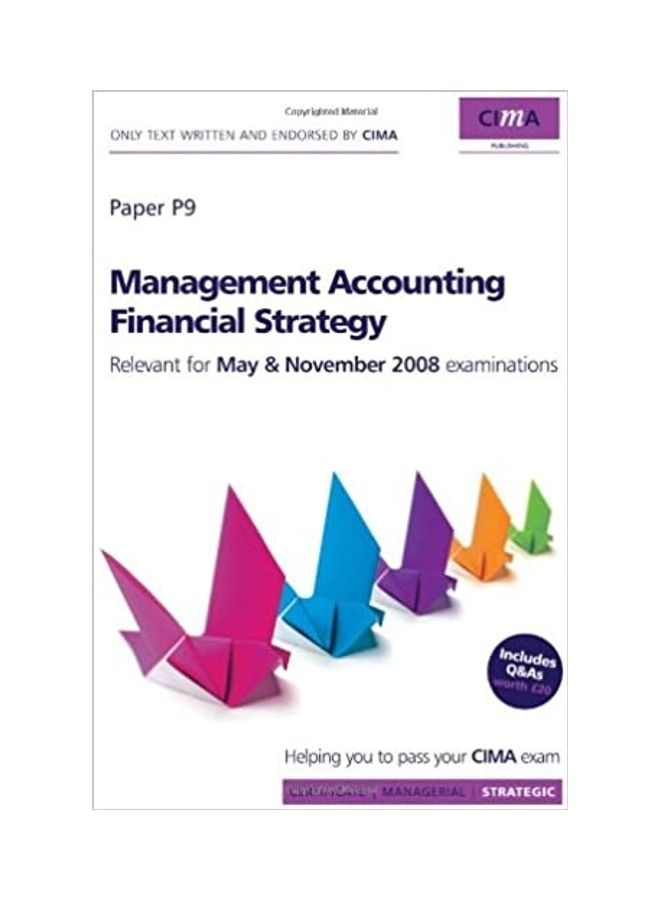 Cima Official Learning System Management Accounting Financial Strategy paperback english - 2007 
