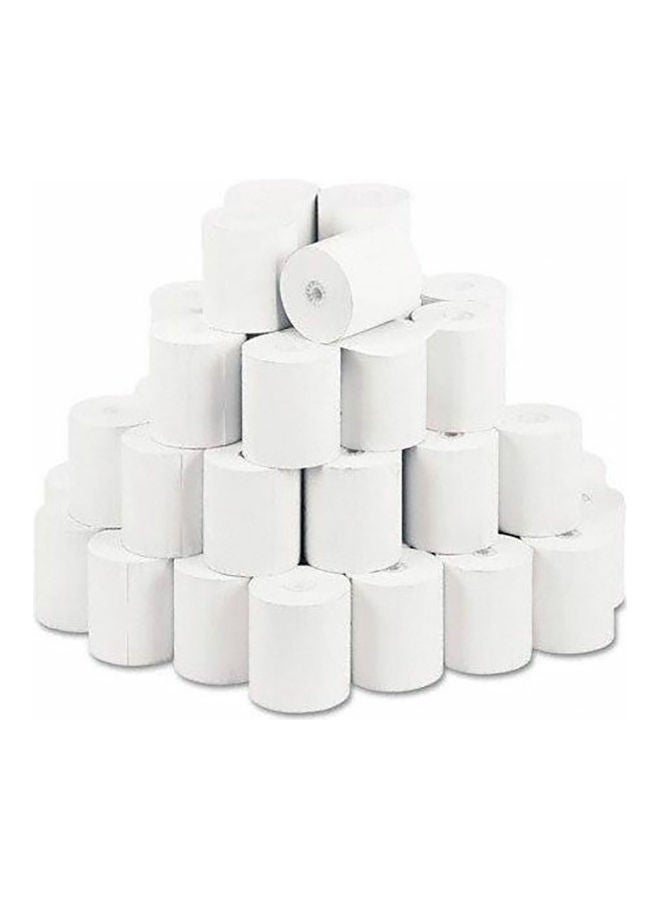Generic 50-Piece Thermal Paper Receipt Rolls Set 