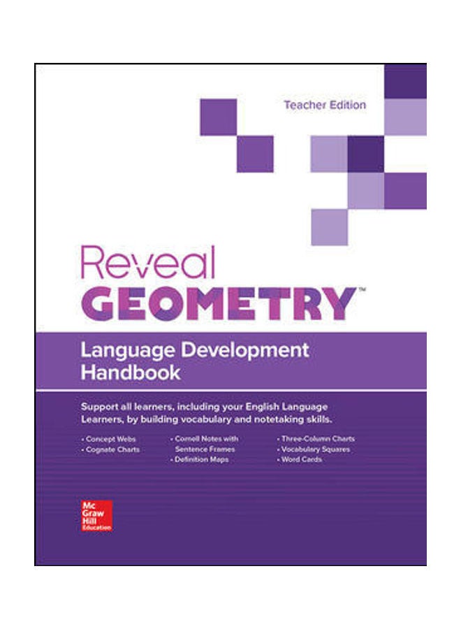 Reveal Geometry, Language Development Handbook, Teacher Edition paperback english - 2018 