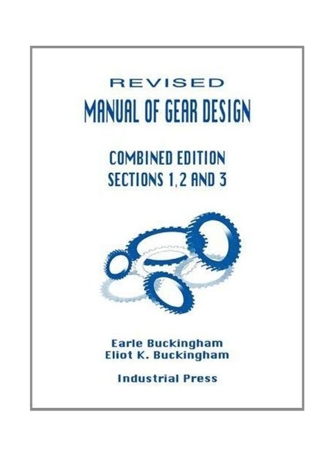 null - Manual Of Gear Design Combined Edition Sections 12 And 3 paperback english - 1981 - Image 1