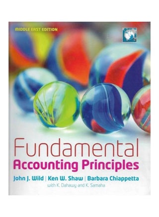 Fundamental Accounting Principles (Middle East Edition) paperback english - 2012 - v1611497792/N43906167A_1