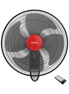 TORNADO 16-Inch Wall Fan With Plastic Blades And Remote Control EPS-16R Black 