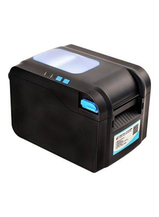 Thermal Barcode Sticker Printer Black/Blue