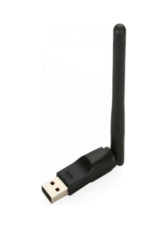 ماركة غير محددة محول واي فاي لاسلكي سريع بمنفذ USB أسود 