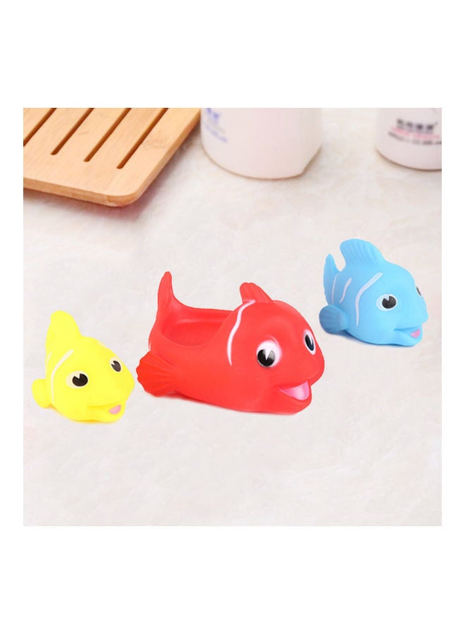 STAR BABiES - Bath Toy Set  Of 4 (Shower Cap, Watering Kettle Toy, Fish , Duck) - Image 1