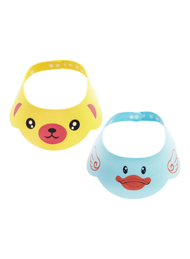 2-Piece Babies Shower Cap Blue/Yellow 31x47cm - Image 1