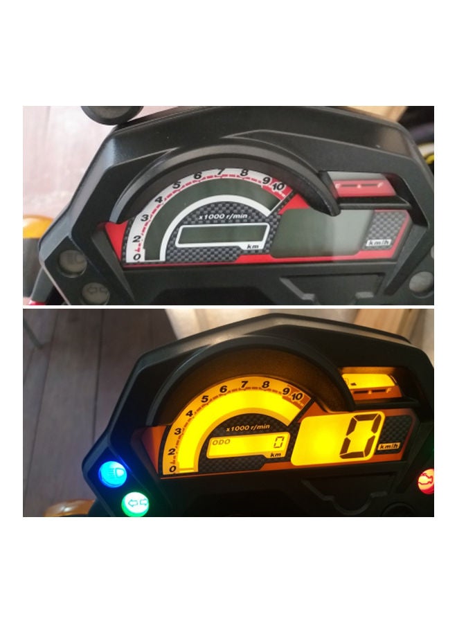 Generic Motorcycle Speedometer Fuel Gauge - 14000RPM - Image 5