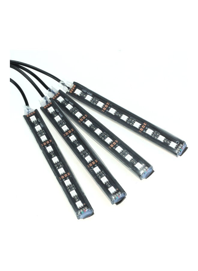 Generic 4 in 1 RGB Car Interior Floor Decoration With Wireless Remote Control - Image 2