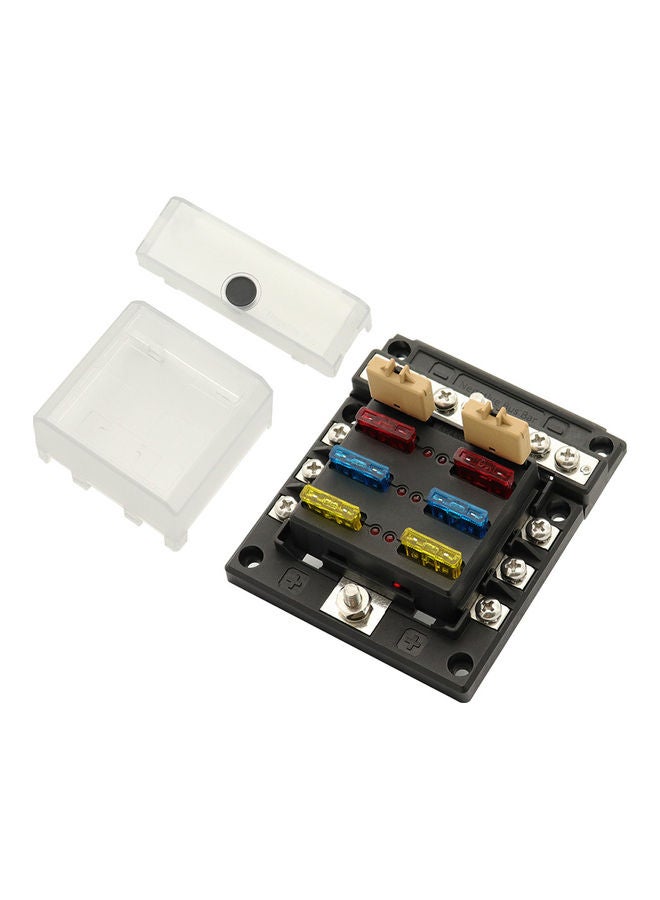 Generic 6 Way  Box Blade Fuse Block Holder  - Image 1