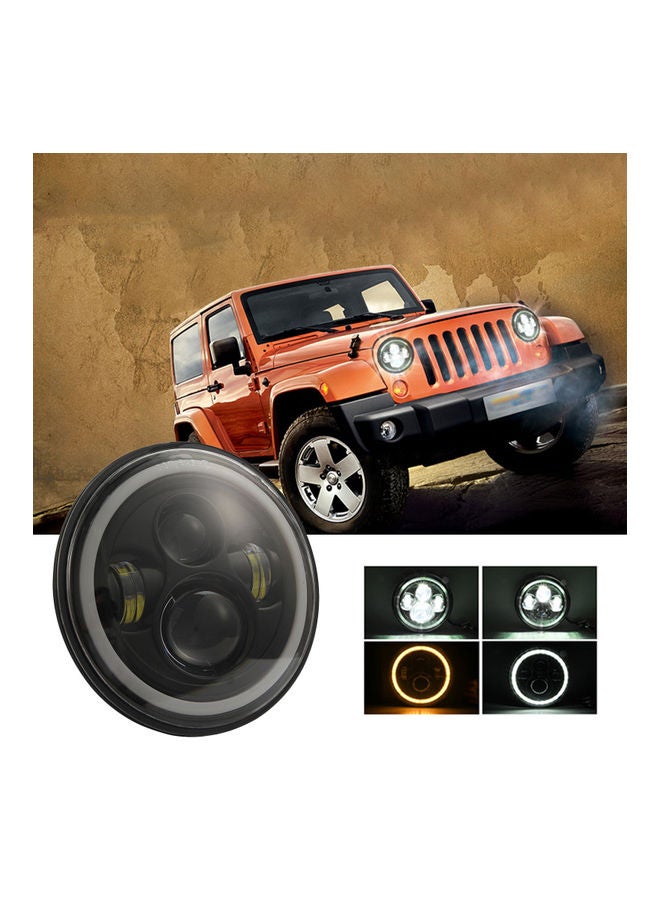 Generic Round Shaped LED Front Headlight Replacement  - Image 4