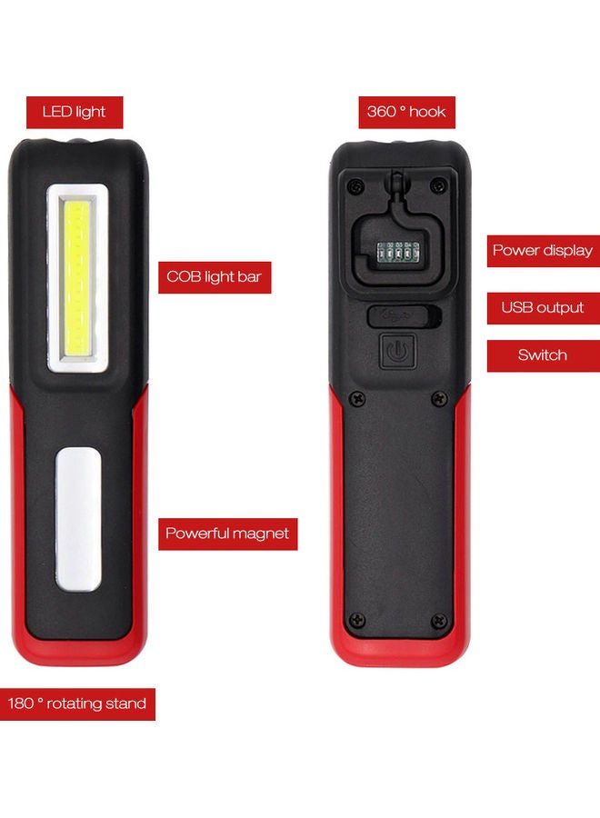 Generic USB Rechargeable COB LEDs Working  With Magnetic-Base  Camp Light - Image 2