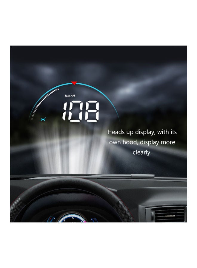 Generic - Intelligent Heads Up Display High Definition Refitted Speedometer For Automobile Vehicle Heads Up Display Car Digital Speedometer - Image 1