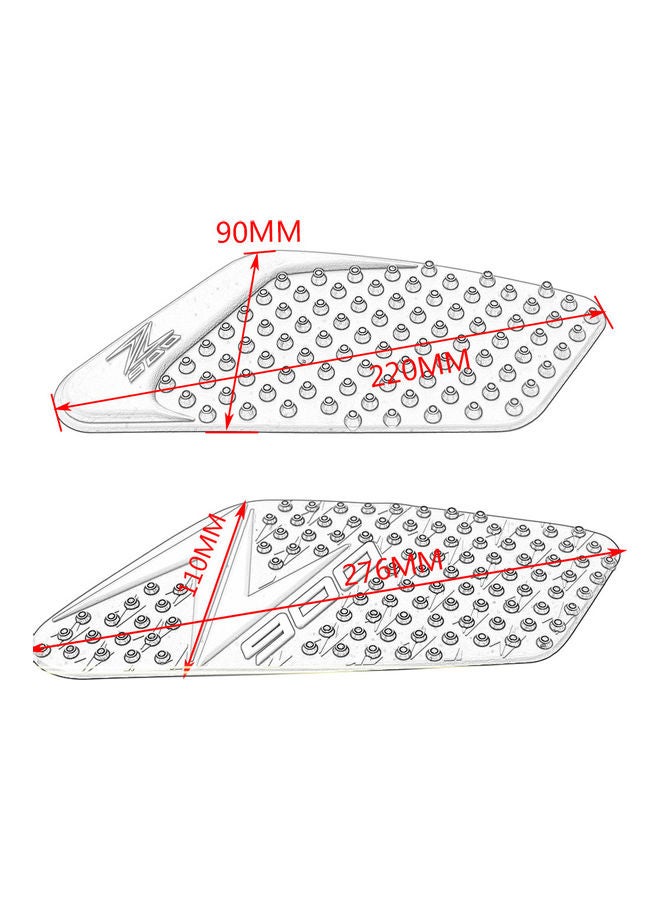 Generic Motorcycle Anti slip Tank Pad Sticker  - Image 4