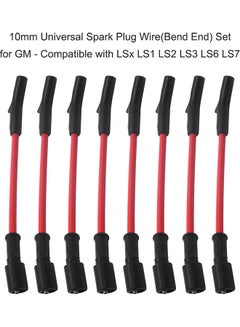Generic 8-Piece Bend End Spark Plug Wire For Chevrolet GM LSx LS1 LS2 LS3 LS6 LS7  - Image 1