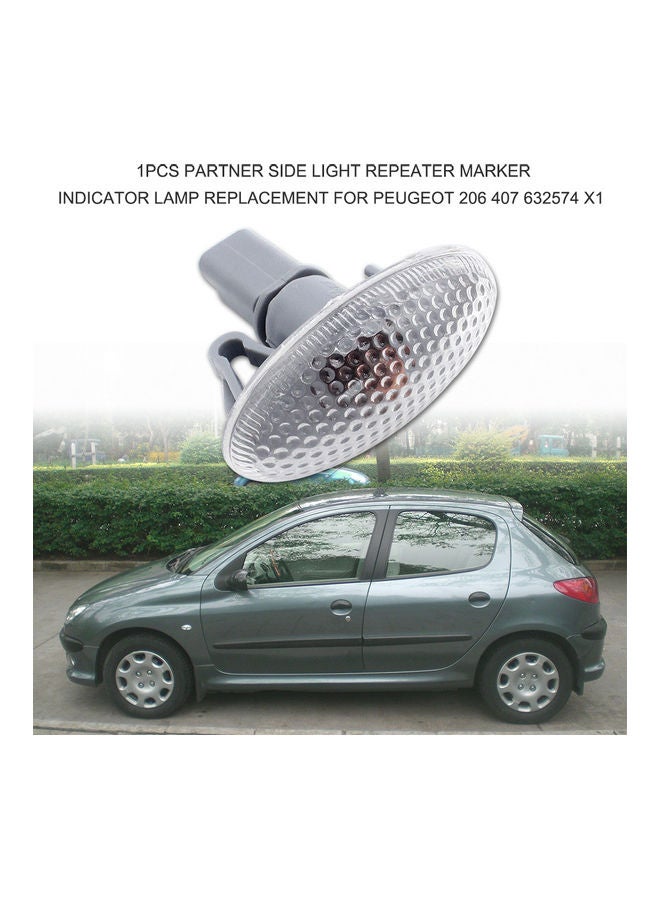 Replacement Partner Side Light For Peugeot 206 407 632574 X1 - Image 1