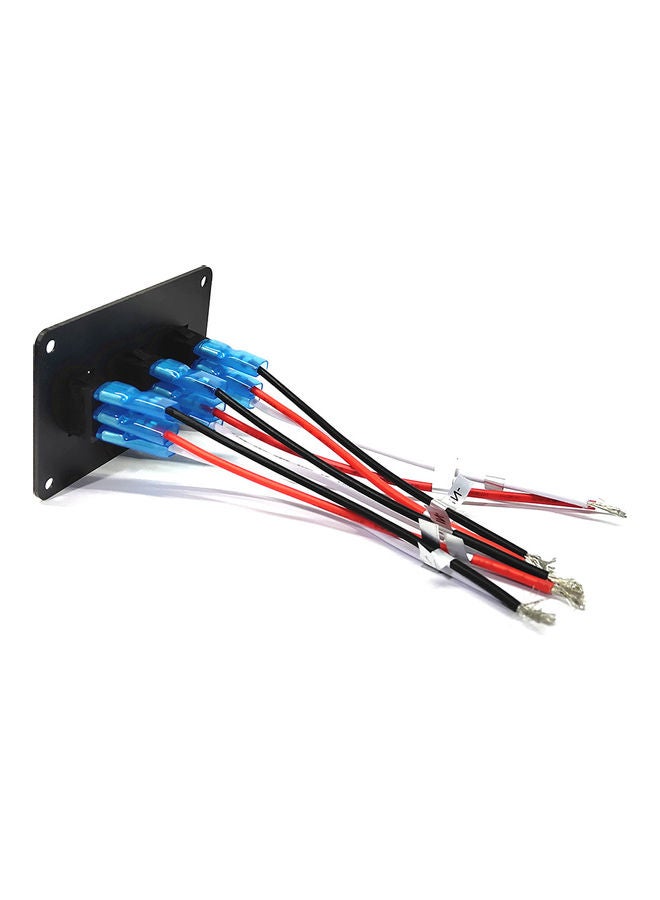 Generic - 12V Rocker Switch Panel Circuit Breaker Waterproof 3 Gang Toggle - Image 1