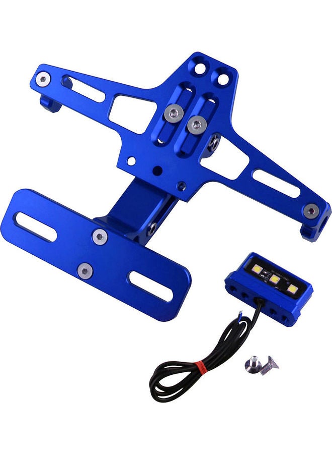 Generic Universal CNC Motorcycle Adjustable Angle License Plate Holder Bracket  - Image 1